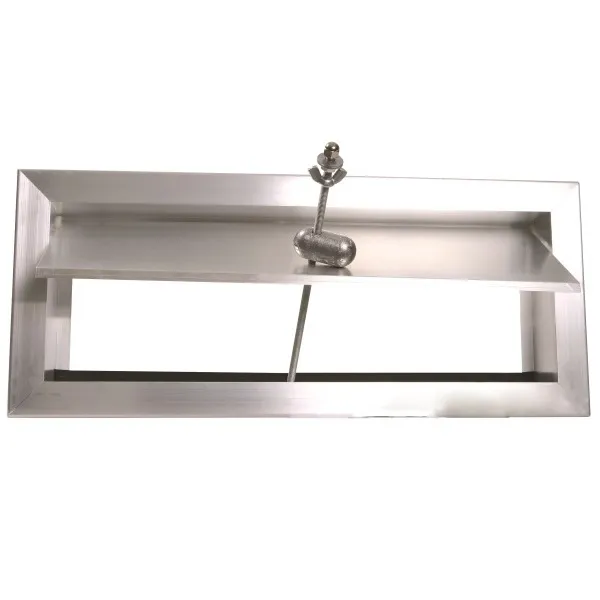 COMPUERTA AIRZONE DE SOBREPRESIÓN BY PASS RECTANGULAR BYRE 500X100