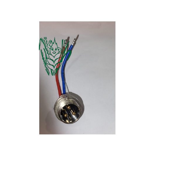 925U repuesto Tijera ELECTROCOUP-Conector Macho 3 Pines F3020
