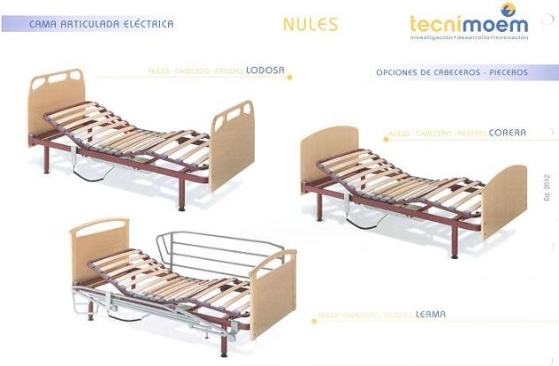 Cama Eléctrica Articulada NULES – 90 cm 4 planos – Montar sin herramientas | Te10719