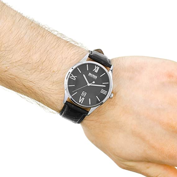 Reloj con esfera negra hombre Hugo Boss